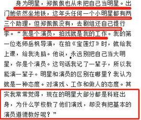 明星网红助理的工作内容